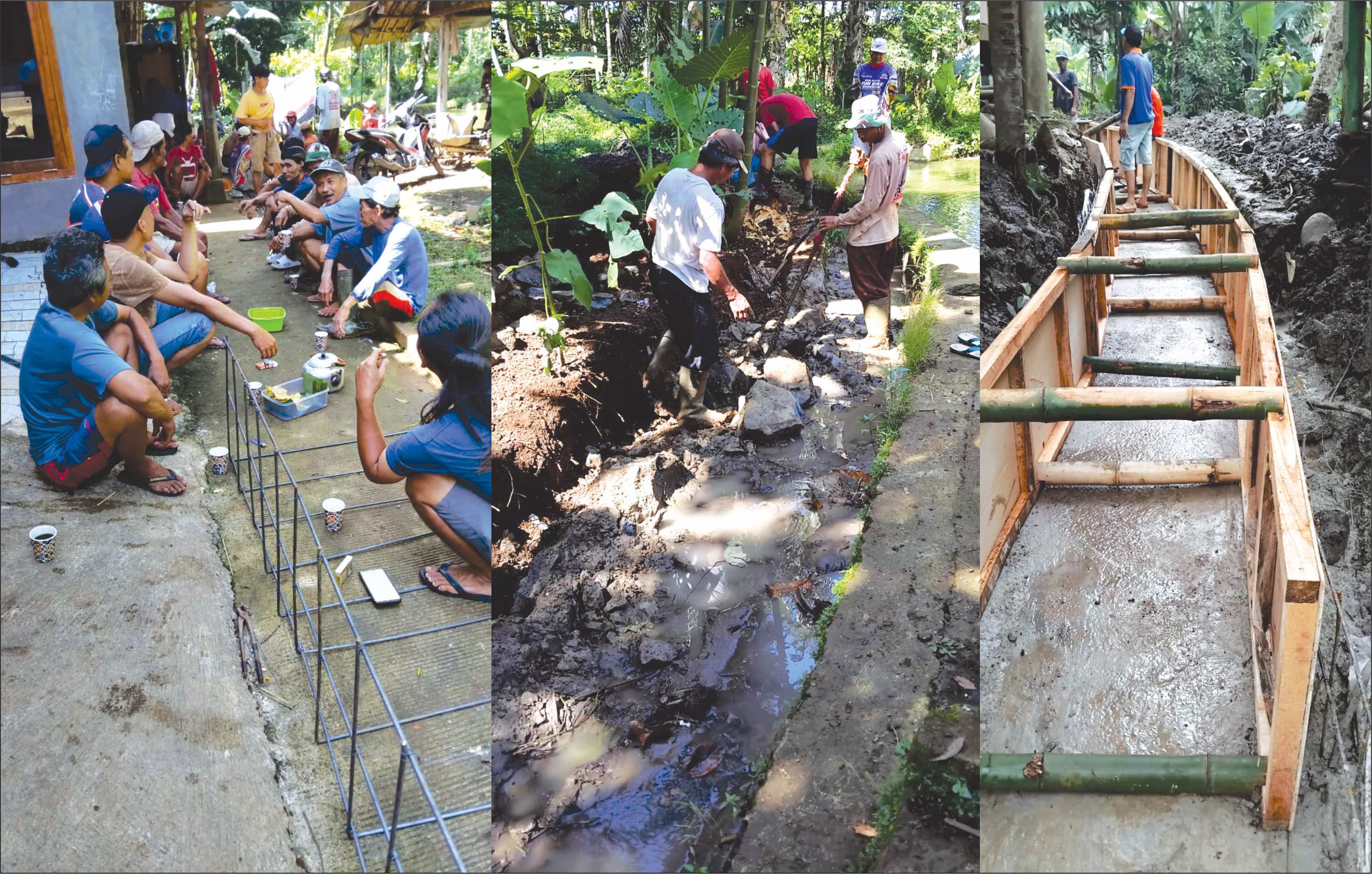 Tanpa Bantuan Desa, Warga Dusun Kalijoho Sirobet Swadaya Perbaiki Irigasi Rp15 Juta